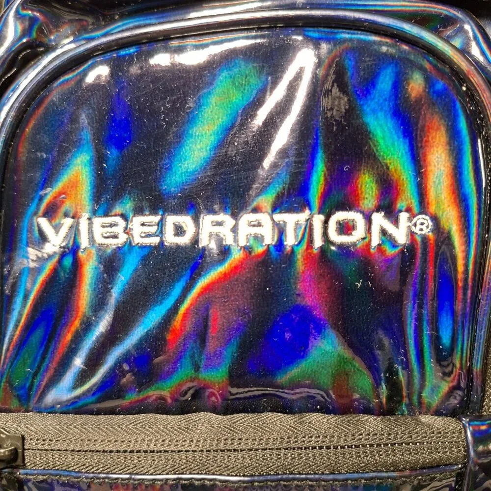 Vibedration Hydration Backpack w/o bladder - Holographic - Black - Used